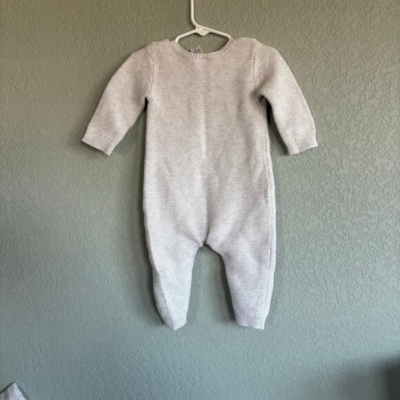 Carter's Boys 6 Month Gray Knit Romper Outfit - Picture 7 of 8